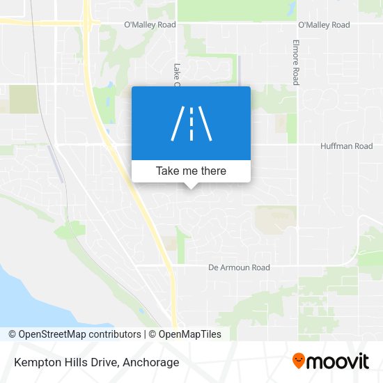 Kempton Hills Drive map