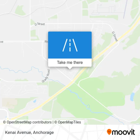 Kenai Avenue map