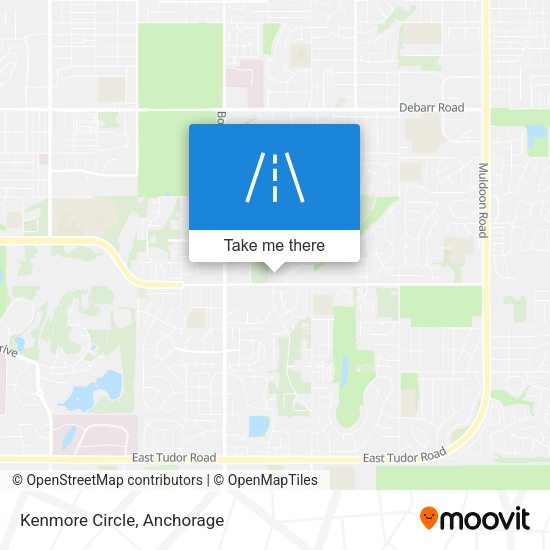 Mapa de Kenmore Circle