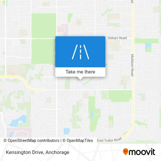 Kensington Drive map
