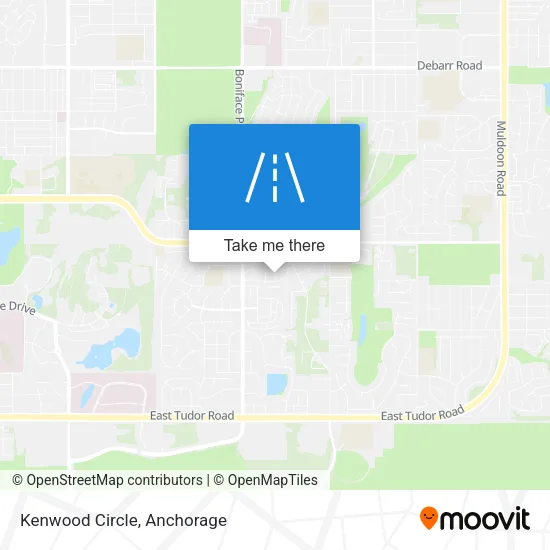 Kenwood Circle map