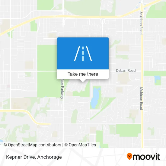 Kepner Drive map