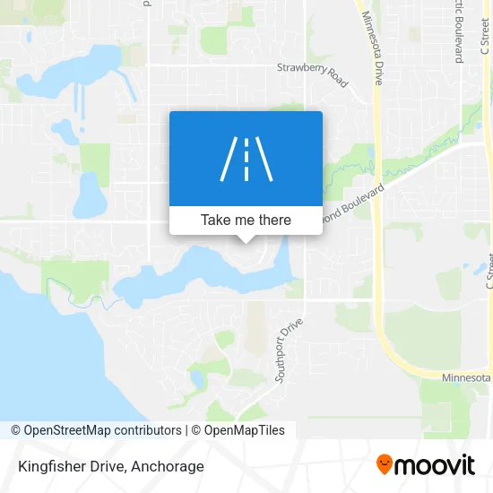 Kingfisher Drive map