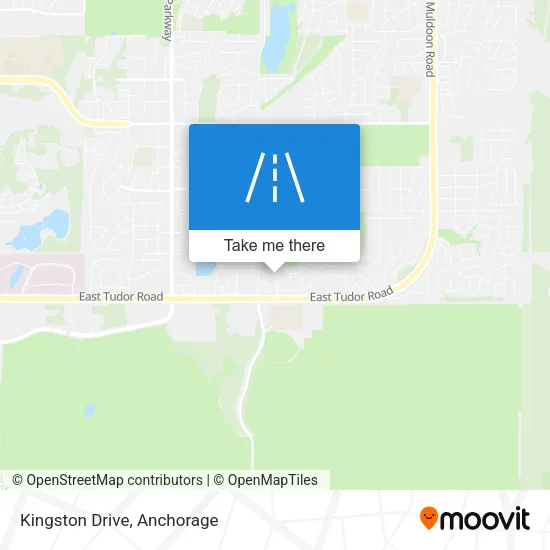 Kingston Drive map