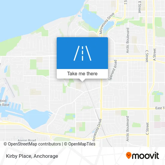Kirby Place map