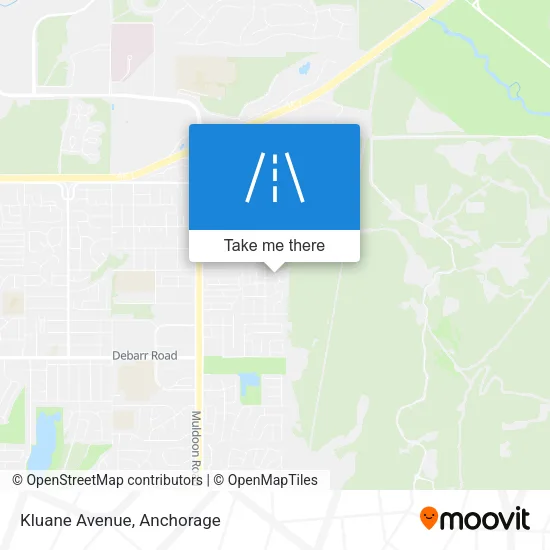 Kluane Avenue map