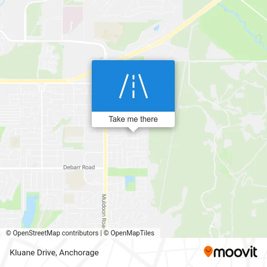 Kluane Drive map