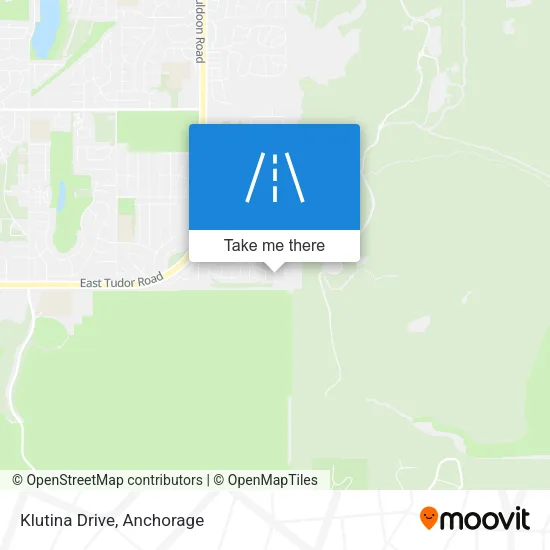 Klutina Drive map