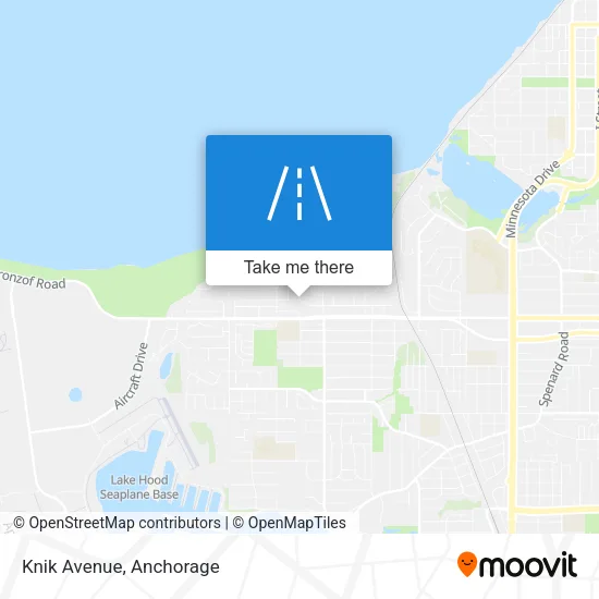 Knik Avenue map