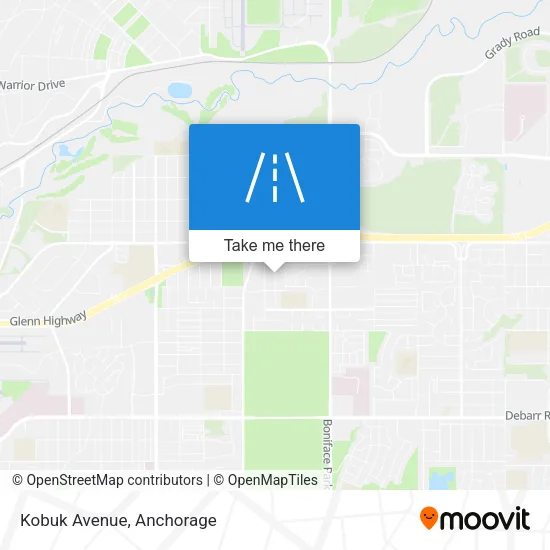Kobuk Avenue map