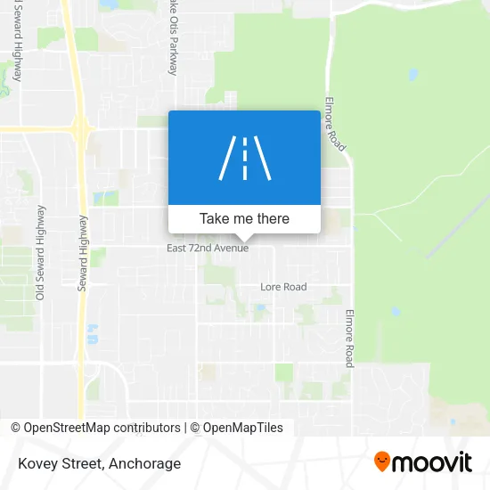 Kovey Street map