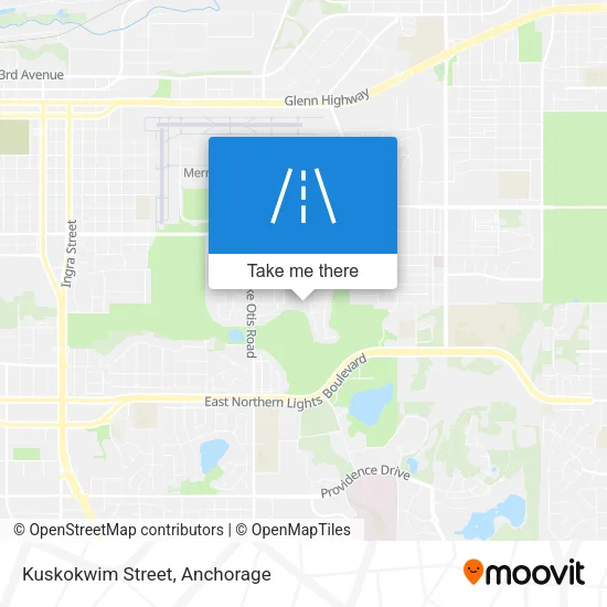 Kuskokwim Street map