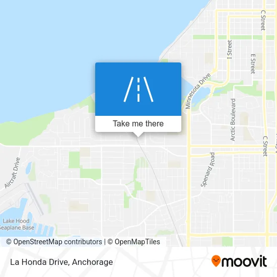 La Honda Drive map