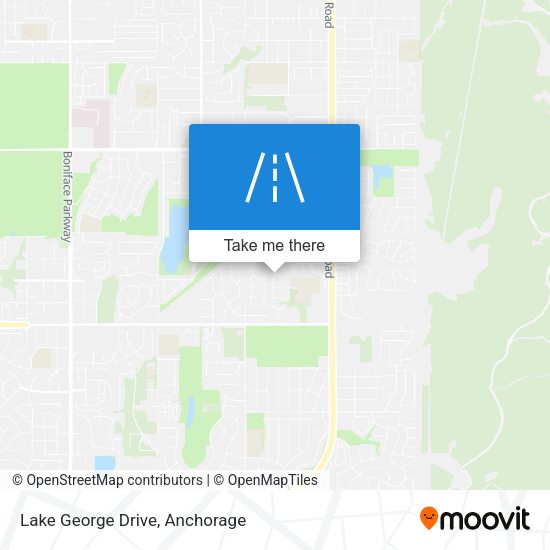 Mapa de Lake George Drive