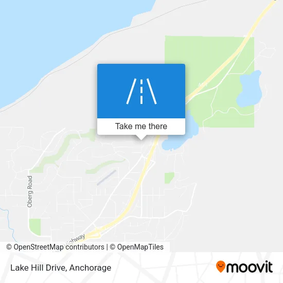 Lake Hill Drive map