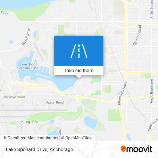 Lake Spenard Drive map