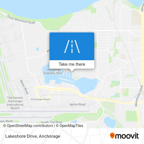 Lakeshore Drive map
