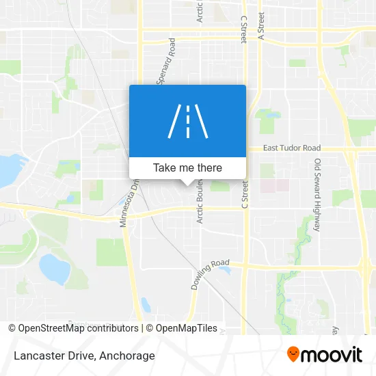 Lancaster Drive map