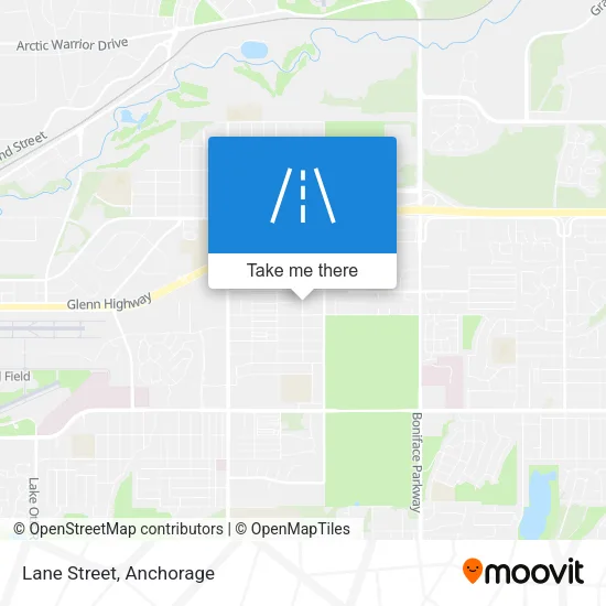 Lane Street map