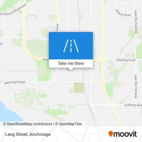Lang Street map
