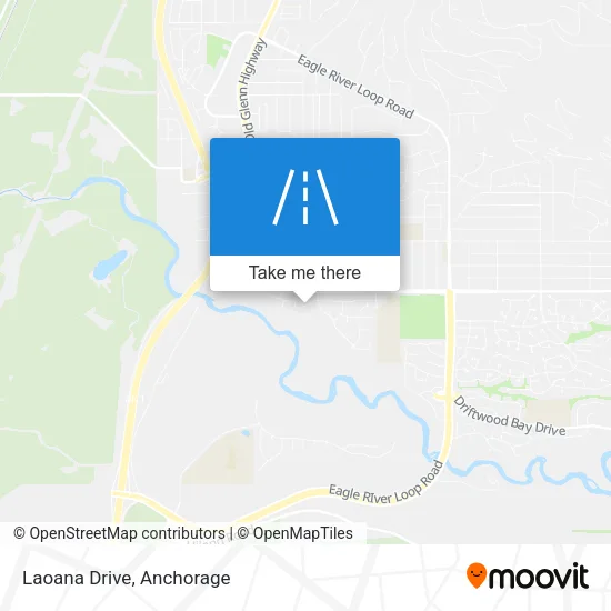 Laoana Drive map