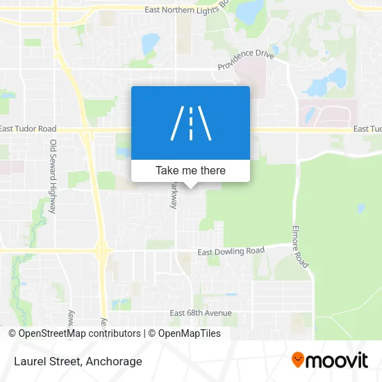Laurel Street map