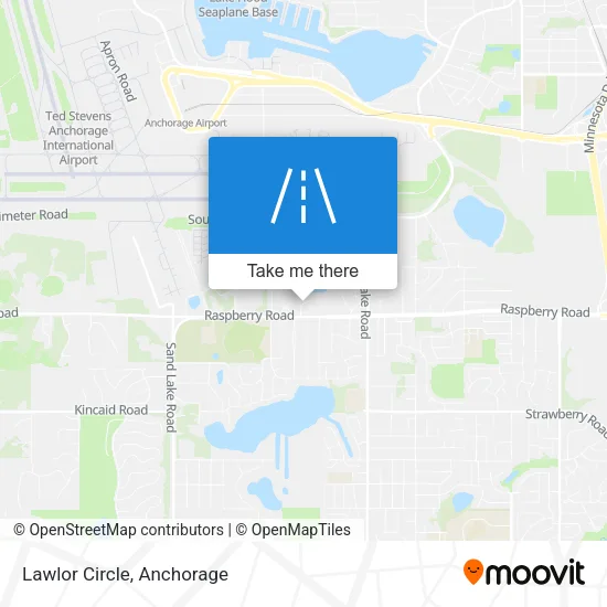 Lawlor Circle map