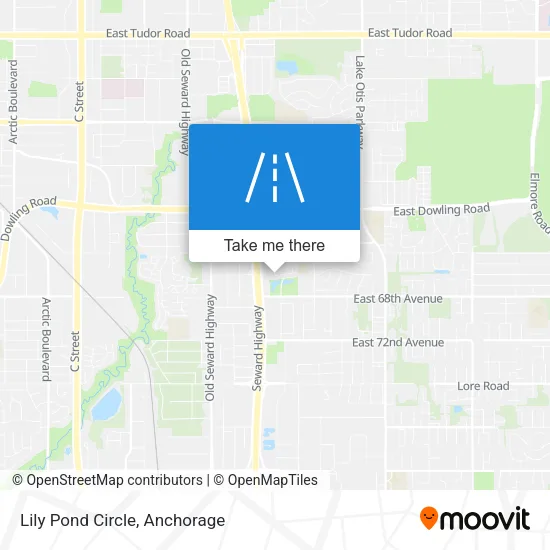 Lily Pond Circle map