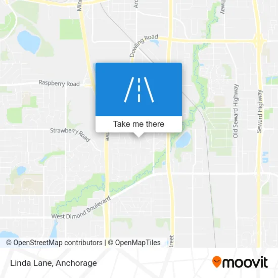 Linda Lane map