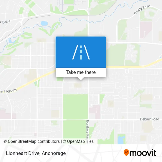 Lionheart Drive map