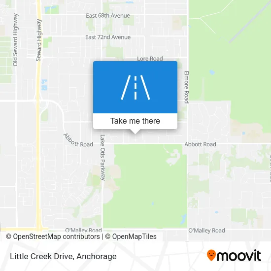 Little Creek Drive map