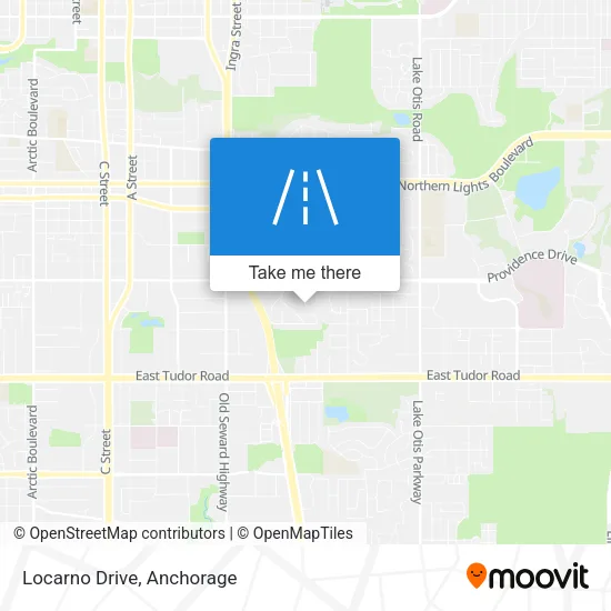 Locarno Drive map