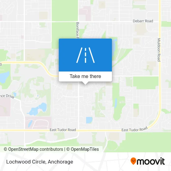 Lochwood Circle map