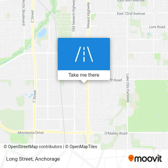 Long Street map