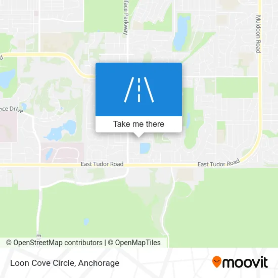 Loon Cove Circle map