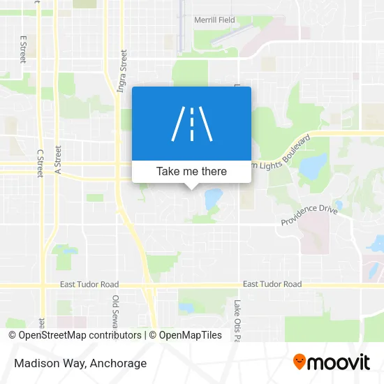 Madison Way map