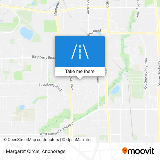 Margaret Circle map