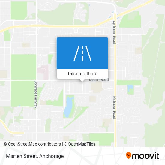 Mapa de Marten Street