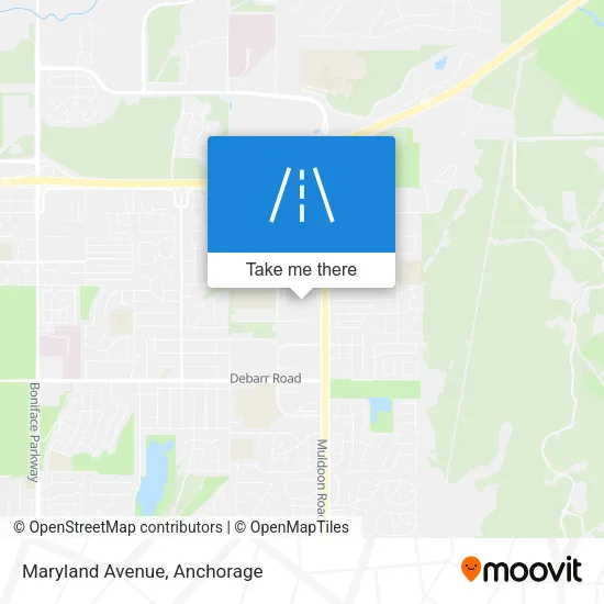 Maryland Avenue map