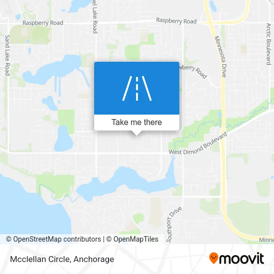 Mcclellan Circle map