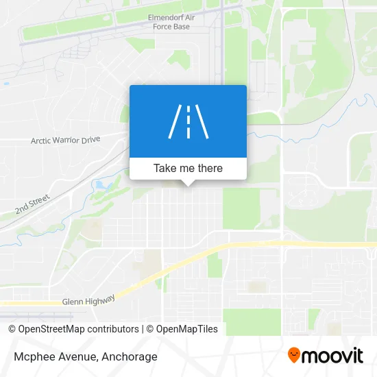 Mcphee Avenue map