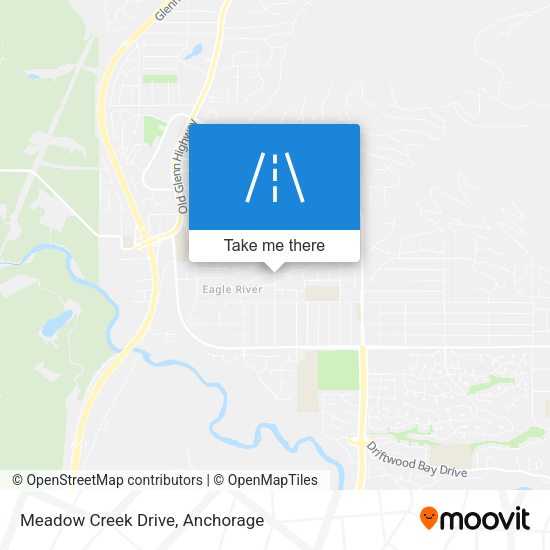 Mapa de Meadow Creek Drive