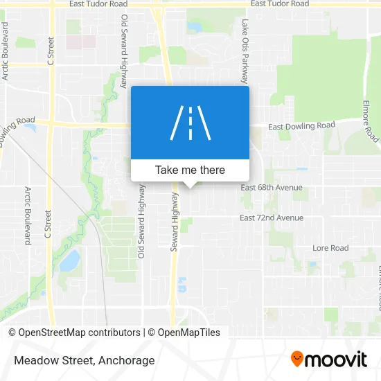 Meadow Street map