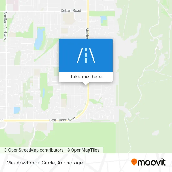 Meadowbrook Circle map