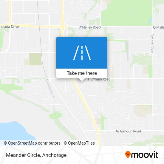 Mapa de Meander Circle