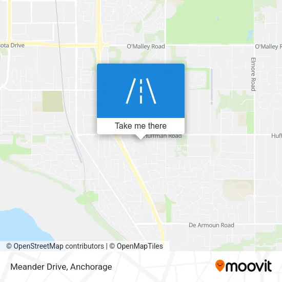 Meander Drive map