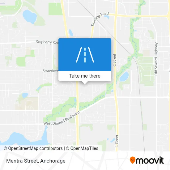Mentra Street map