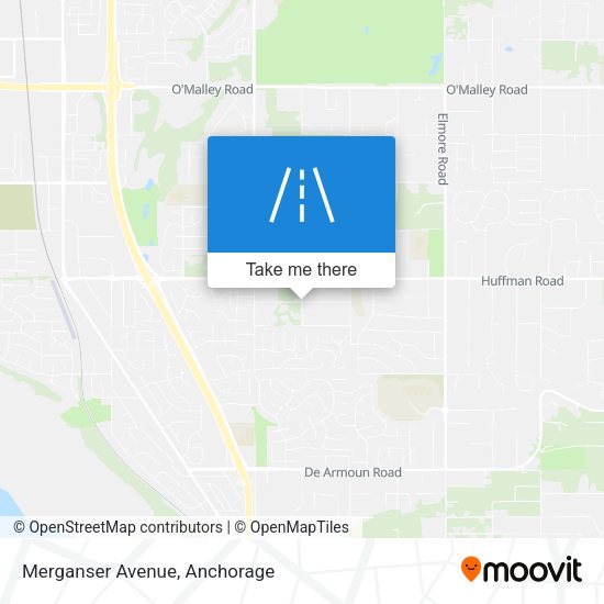 Merganser Avenue map