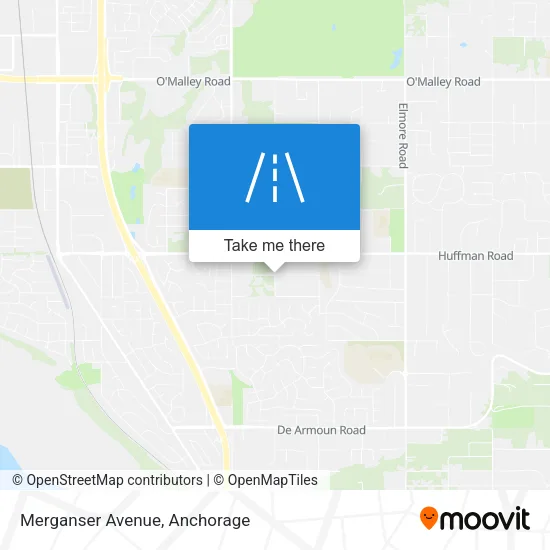 Merganser Avenue map