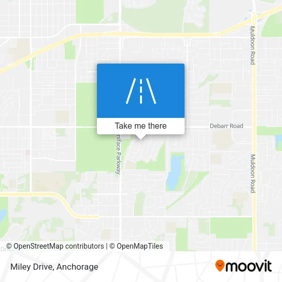 Miley Drive map